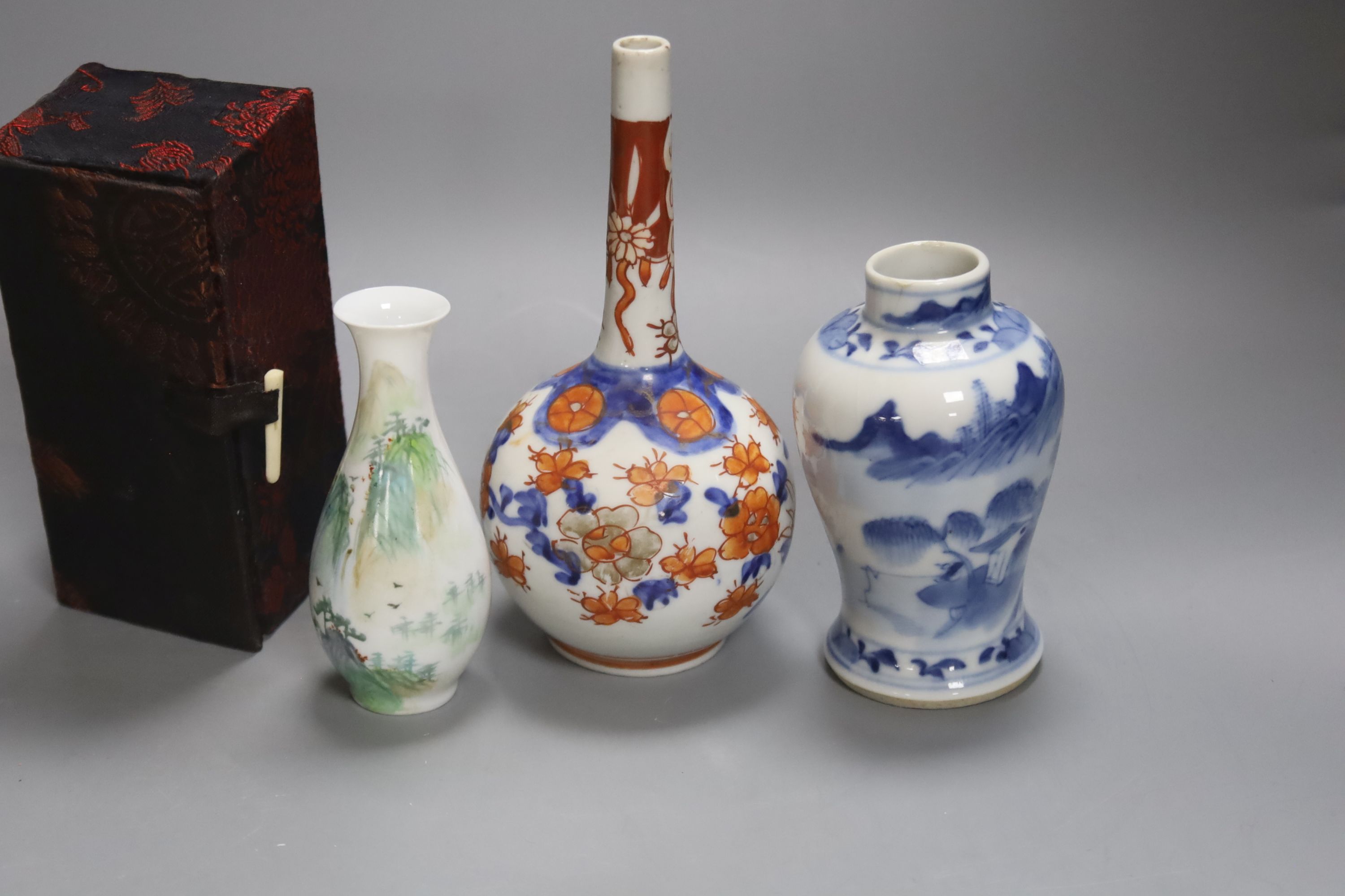 A group of Chinese ceramics, etc.